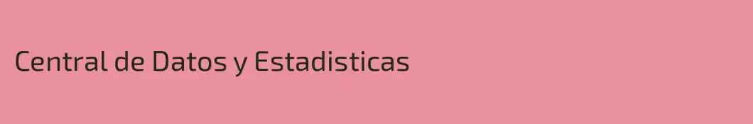 Central de Datos y Estadisticas